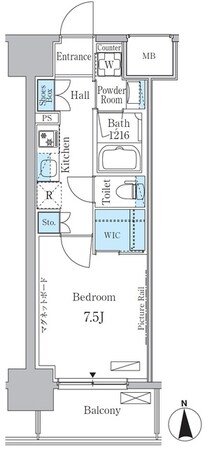 ヒヴィ・カーサ名駅西の物件間取画像